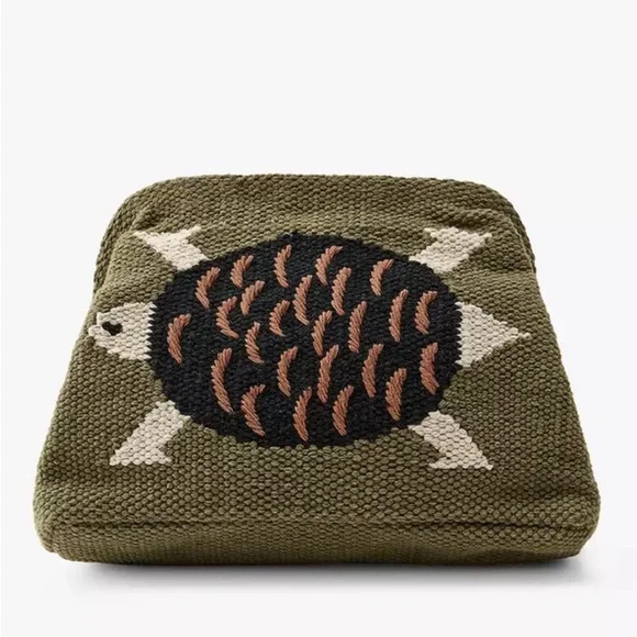 Nwt- Zara- embroidered tortoise bag - Picture 2 of 7